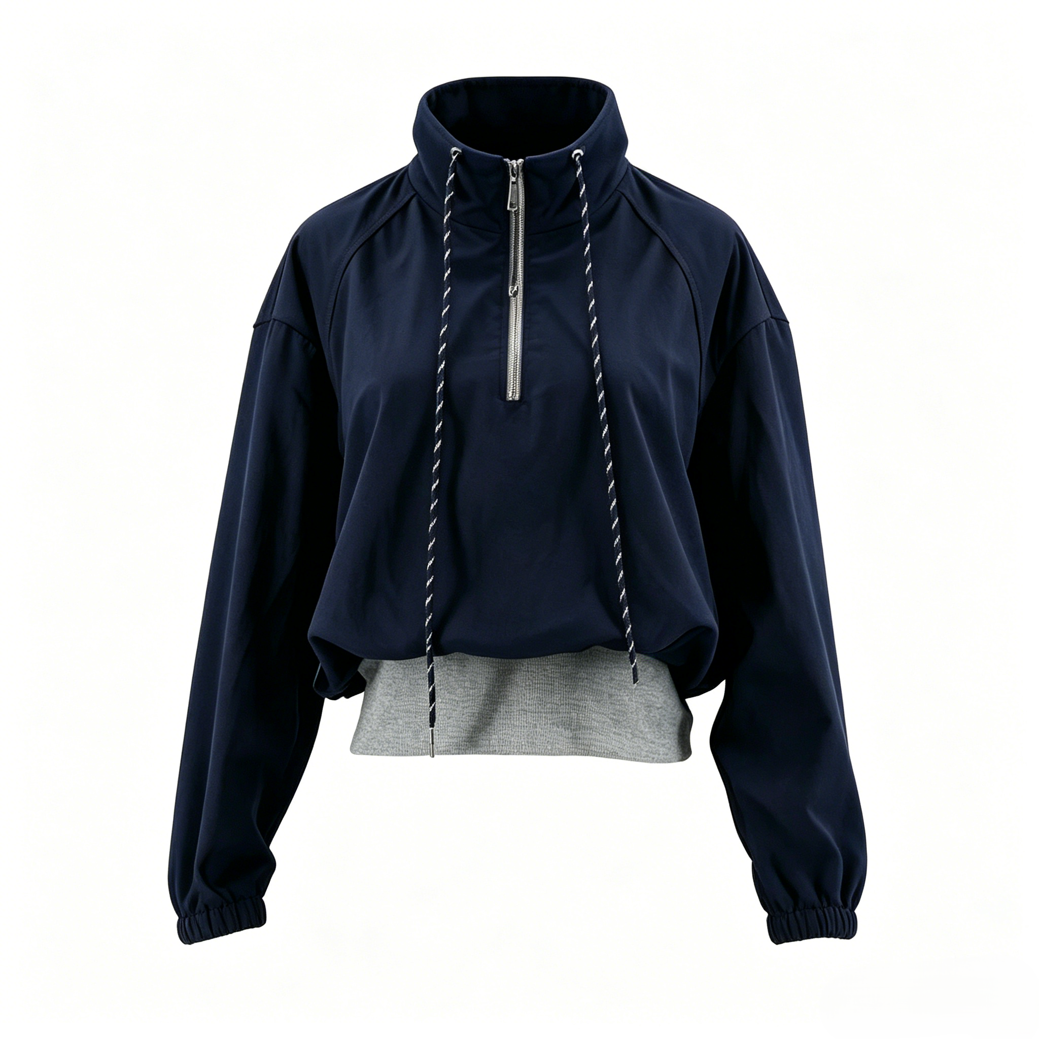 Women’s Half-Zip Anorak & Drawstring Skirt Set  ODM Service – Custom Size, Logo & Style Available