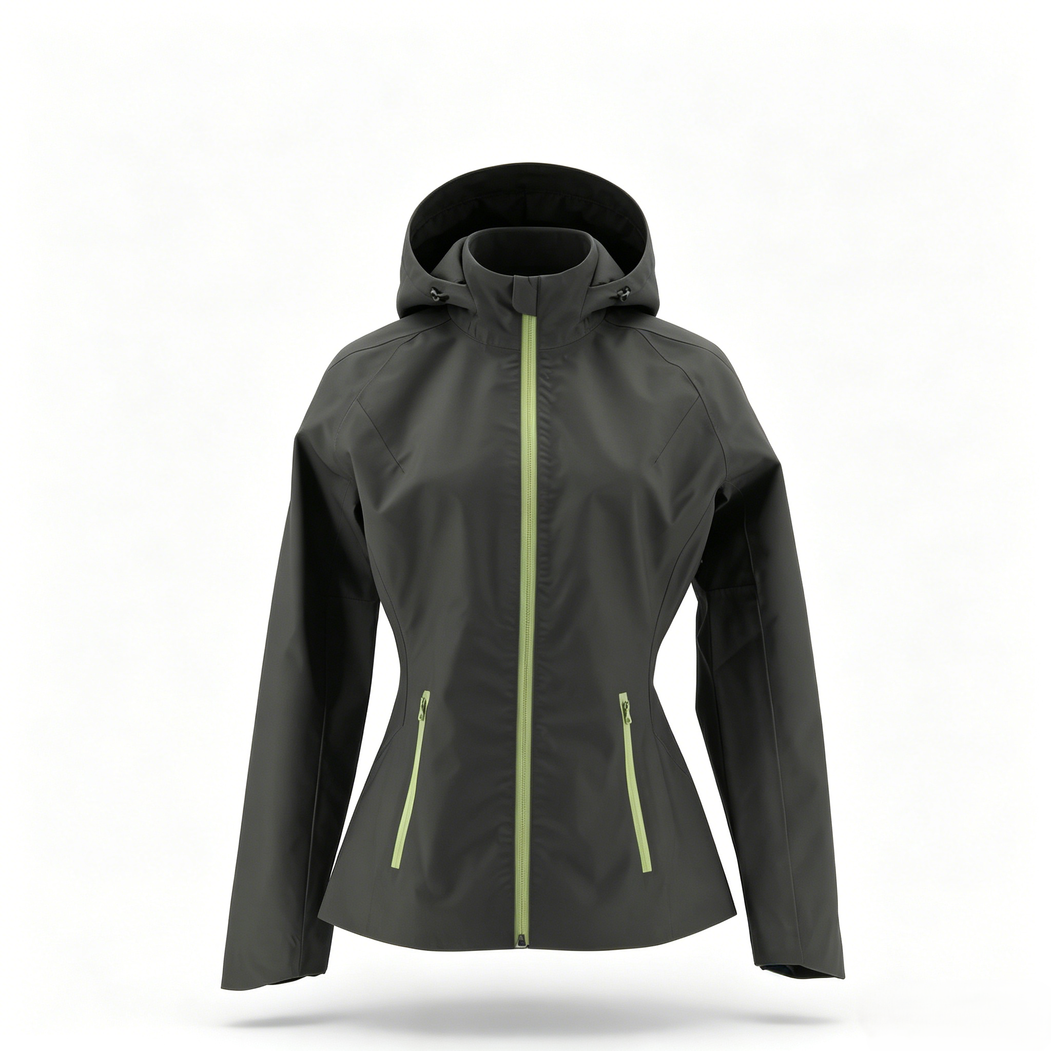 Dark Olive Waterproof Hooded Softshell Jacket  ODM Service – Custom Size, Logo & Style Available