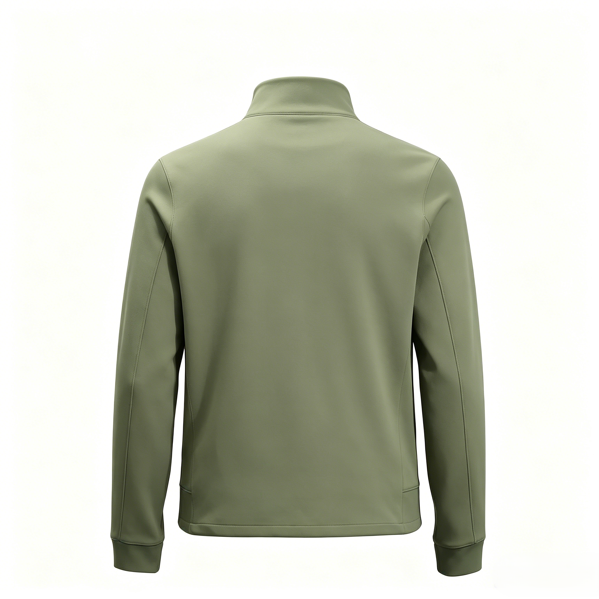 Men's Full-Zip Stand Collar Softshell Jacket - Lightweight Stretch Fleece for Casual & Outdoor  ODM Service – Custom Size, Logo & Style Available