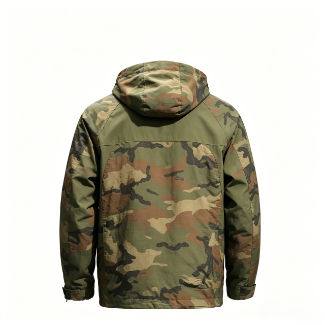 Camo Paneled Workwear Jacket  ODM Service – Custom Size, Logo & Style Available