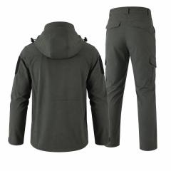 Men's Outdoor Tactical Jacket & Pants Set | Detachable Hood Waterproof Hiking Suit for Mountaineering, Training and Adventure  ODM Service – Custom Size, Logo & Style Available
