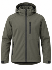 Men’s Urban Outdoor Softshell Jacket-Clean Design. Everyday Protection. Built for Movement.ODM Service – Custom Size, Logo & Style Available