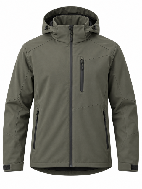 Men’s Urban Outdoor Softshell Jacket-Clean Design. Everyday Protection. Built for Movement.ODM Service – Custom Size, Logo & Style Available