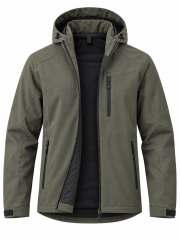 Men’s Urban Outdoor Softshell Jacket-Clean Design. Everyday Protection. Built for Movement.ODM Service – Custom Size, Logo & Style Available