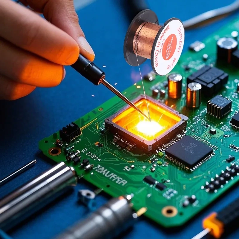 50/5Rolls Soldering Wire Jump Line for Mobile Phone Computer Welding Repair Tools Cell Phone Motherboard Repair for DIY Projects