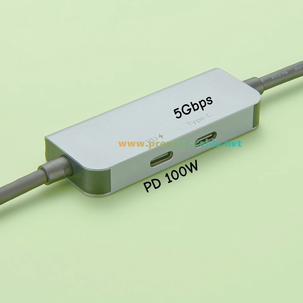 USB C to HDMI Cable 4K@122Hz USB Type C Hub Converter Adapter Cable with PD 100W Charging