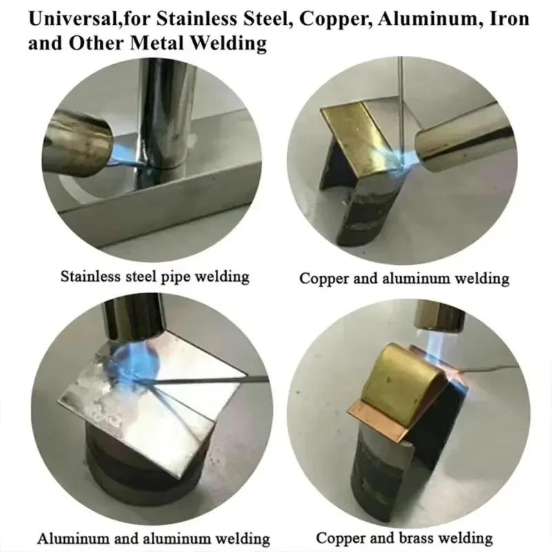 New Low Temperature Melt Aluminum Welding Rods Weld Bars Cored Wire 1.6mm 2mm Rod Solder for Soldering Aluminum No Solder Powder