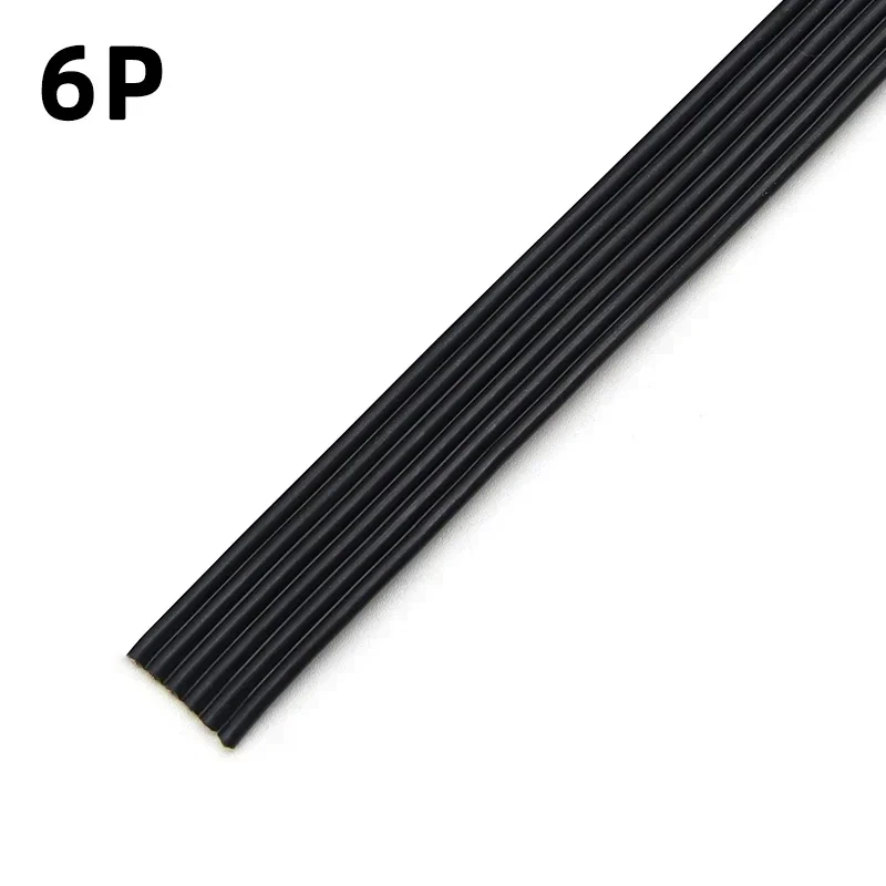 1~50m Fexible Silicone Parallel Wire 2P 4P 6P 8P 10P Ultra Soft 30 28 26 24 22 20AWG High Temperature Resistant Copper Cable