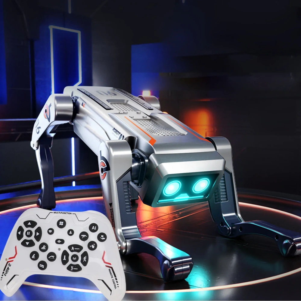 Programmable Quadruped Robot Voice Control Cute Remote Control AI Robot Dog for Boys