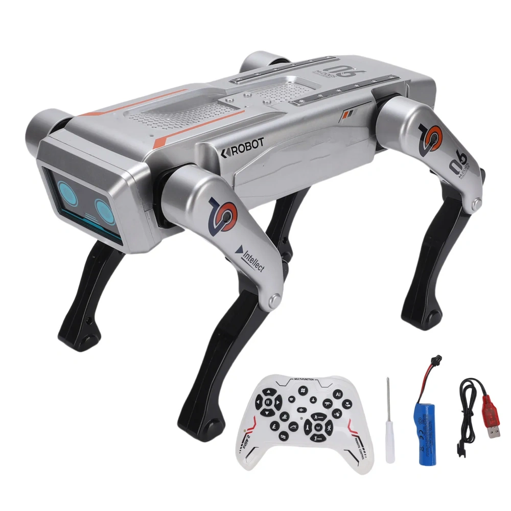 Programmable Quadruped Robot Voice Control Cute Remote Control AI Robot Dog for Boys