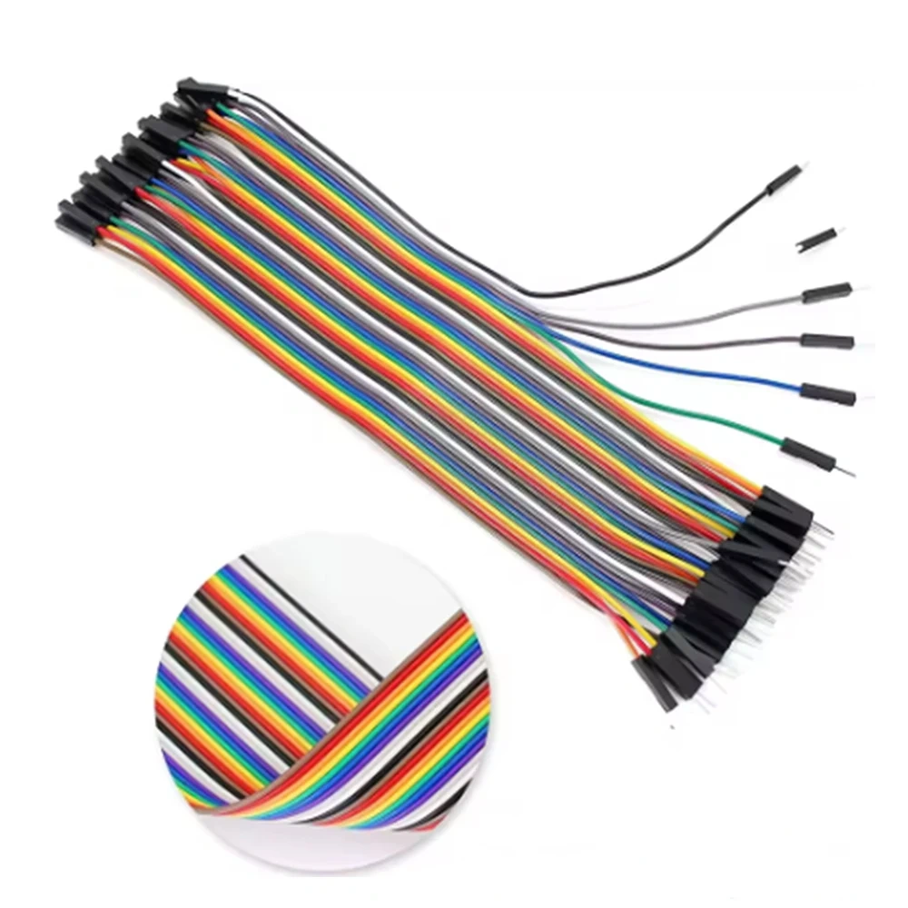 40 Pin Jumper wire 10cm/15cm/20cm/30cm Male to Male+Female to Male+Female to Female Jumper Wire Cable for Arduino DIY kit