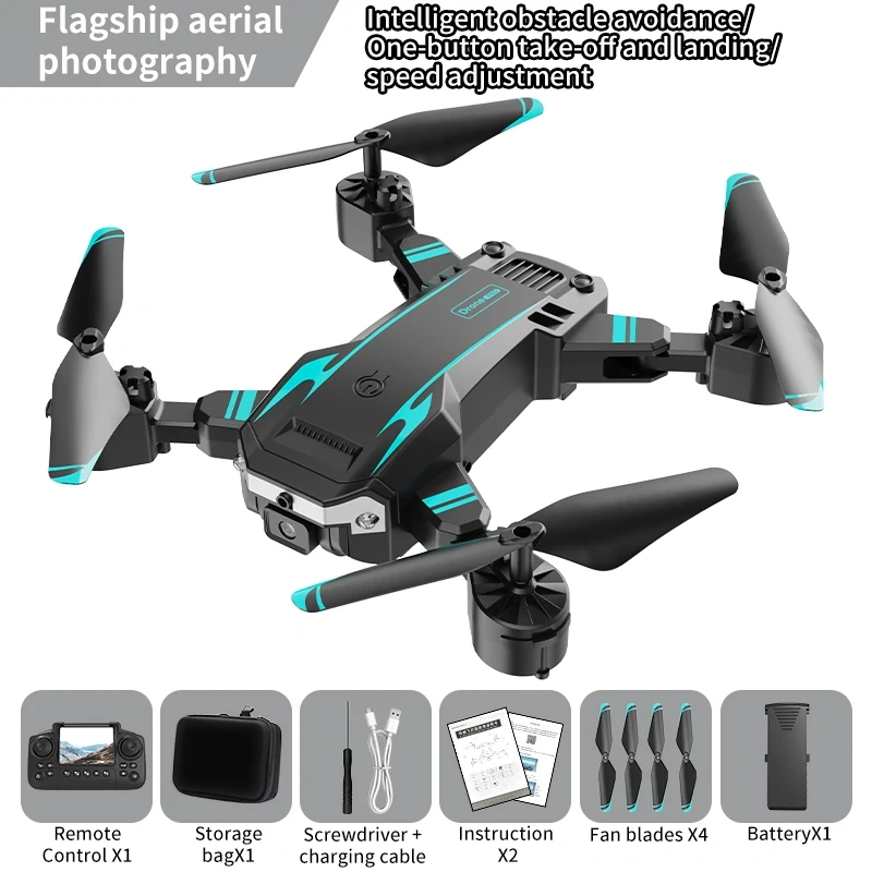 New Hot Sell S6 Drone Profesional 8k 4K HD Camera Optical Flow 5G Control Screen Obstacle Avoidance Quadcopter APRON Kid Gift
