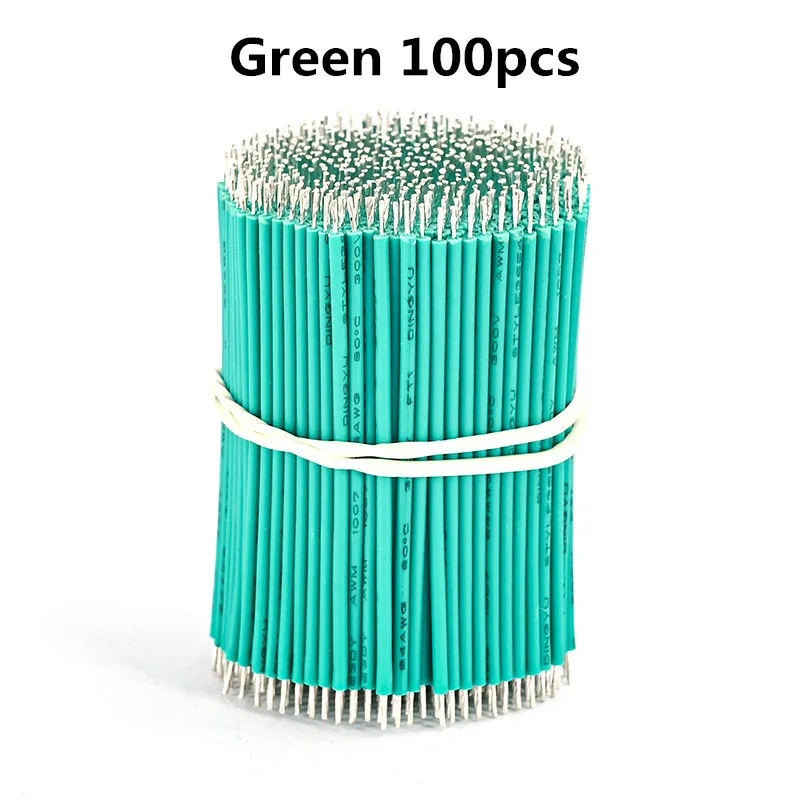 100PCS/LOT Tin-Plated Breadboard PCB Solder Cable 24/26AWG Fly Jumper Wire Cable Tin Conductor Wires 1007-24AWG Connector Wire