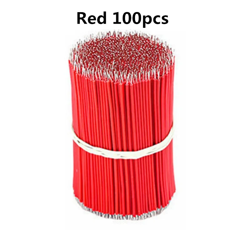 100PCS/LOT Tin-Plated Breadboard PCB Solder Cable 24/26AWG Fly Jumper Wire Cable Tin Conductor Wires 1007-24AWG Connector Wire