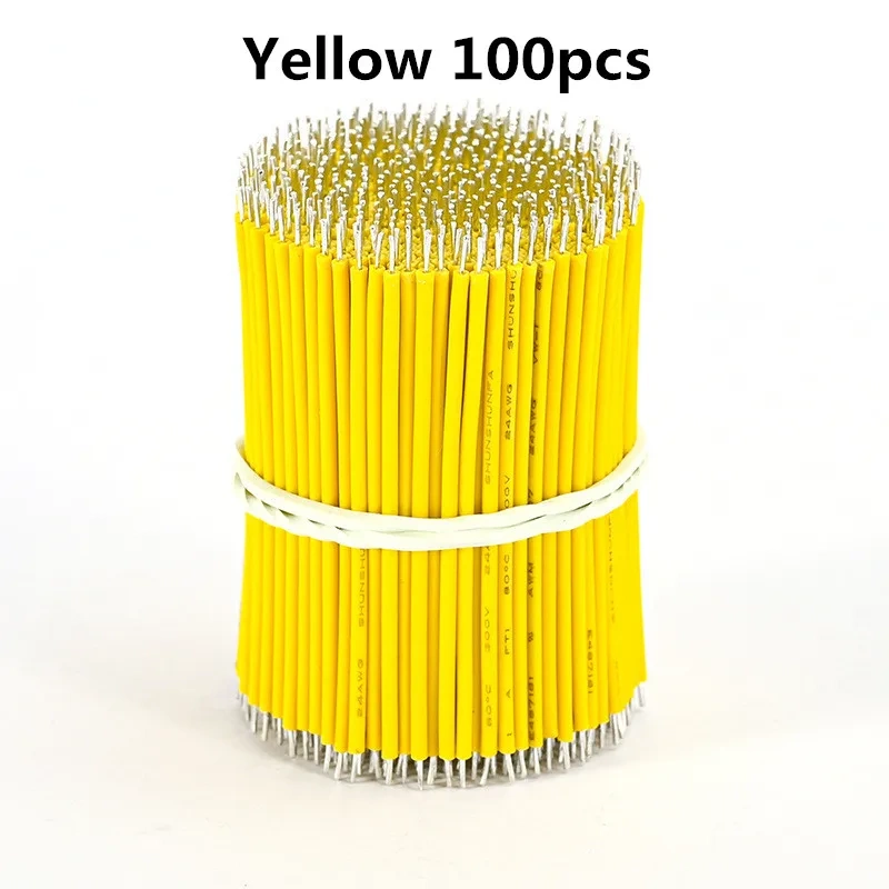 100PCS/LOT Tin-Plated Breadboard PCB Solder Cable 24/26AWG Fly Jumper Wire Cable Tin Conductor Wires 1007-24AWG Connector Wire