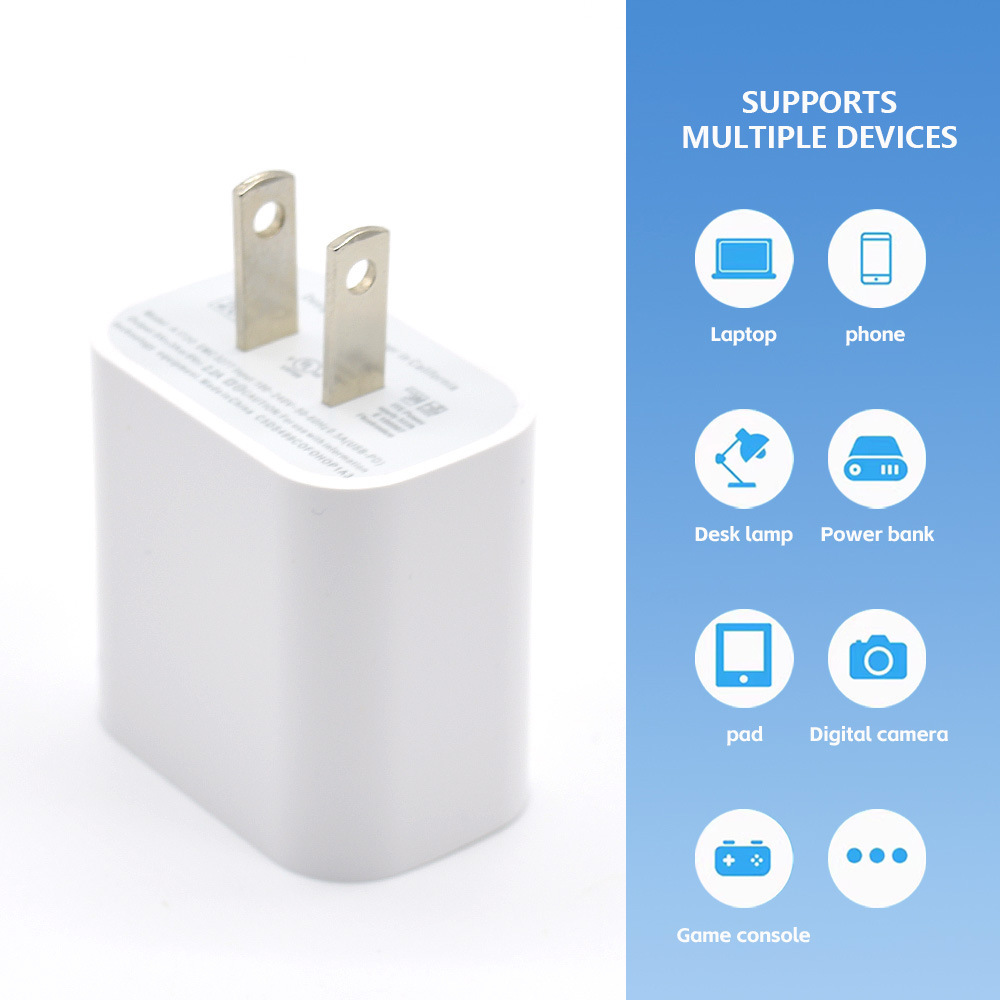 跨境美规PD20W手机充电器 CE认证适用苹果手机充电头iphone充电器