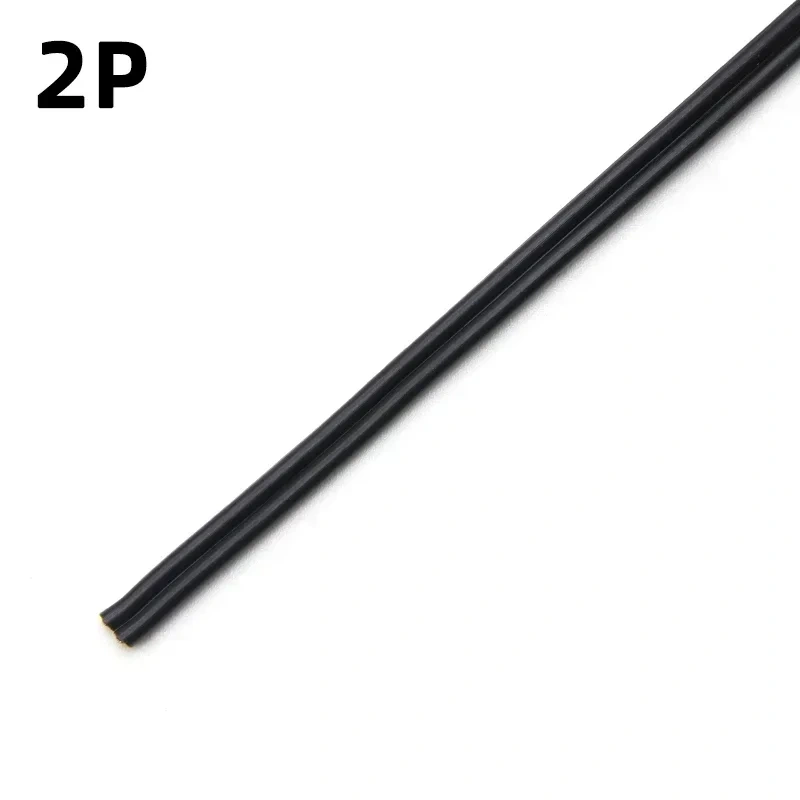 1~50m Fexible Silicone Parallel Wire 2P 4P 6P 8P 10P Ultra Soft 30 28 26 24 22 20AWG High Temperature Resistant Copper Cable