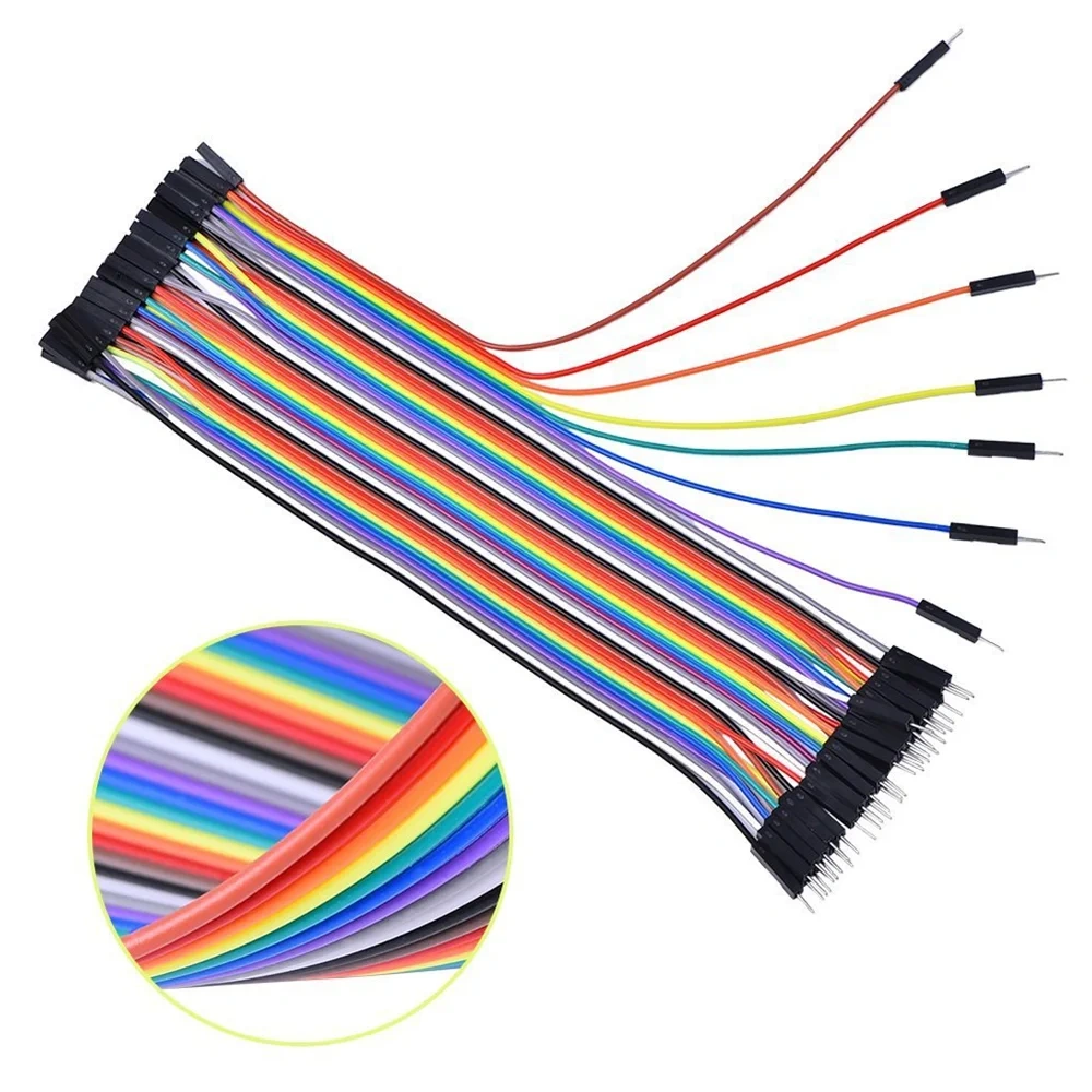 40PIN 10CM 20CM 30CM Dupont Line Male to Male + Female to Male and Female to Female Jumper Dupont Wire Cable for arduino DIY KIT