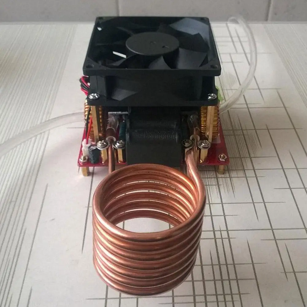 1000W ZVS Induction Heating Plate Board Kit Heater Cooker Coil Tube Low Voltage Induction Heating Board Power Supply Module