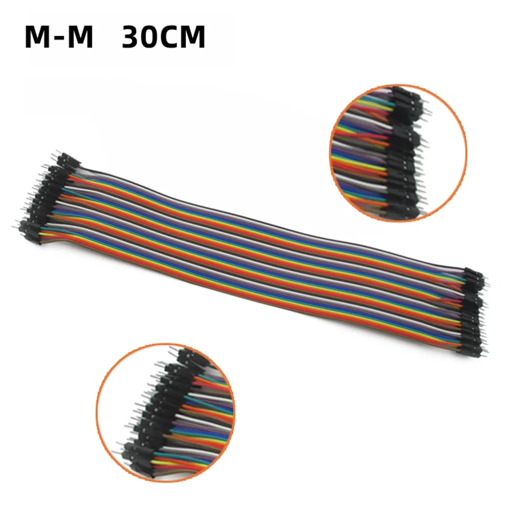 40PIN 10CM 20CM 30CM Dupont Line Male to Male + Female to Male and Female to Female Jumper Dupont Wire Cable for arduino DIY KIT