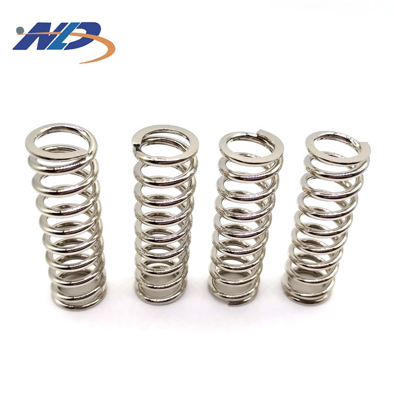 304 Stainless Steel Cylindrical Flat Wire Coils Compression Spring