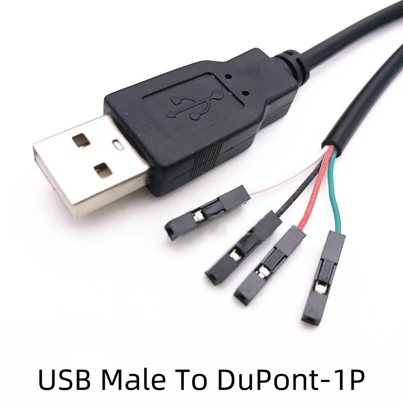 1PCS USB terminal cable Data cable 1.25/PH2.0/XH2.54-4P DuPont adapter extension cable 28AWG
