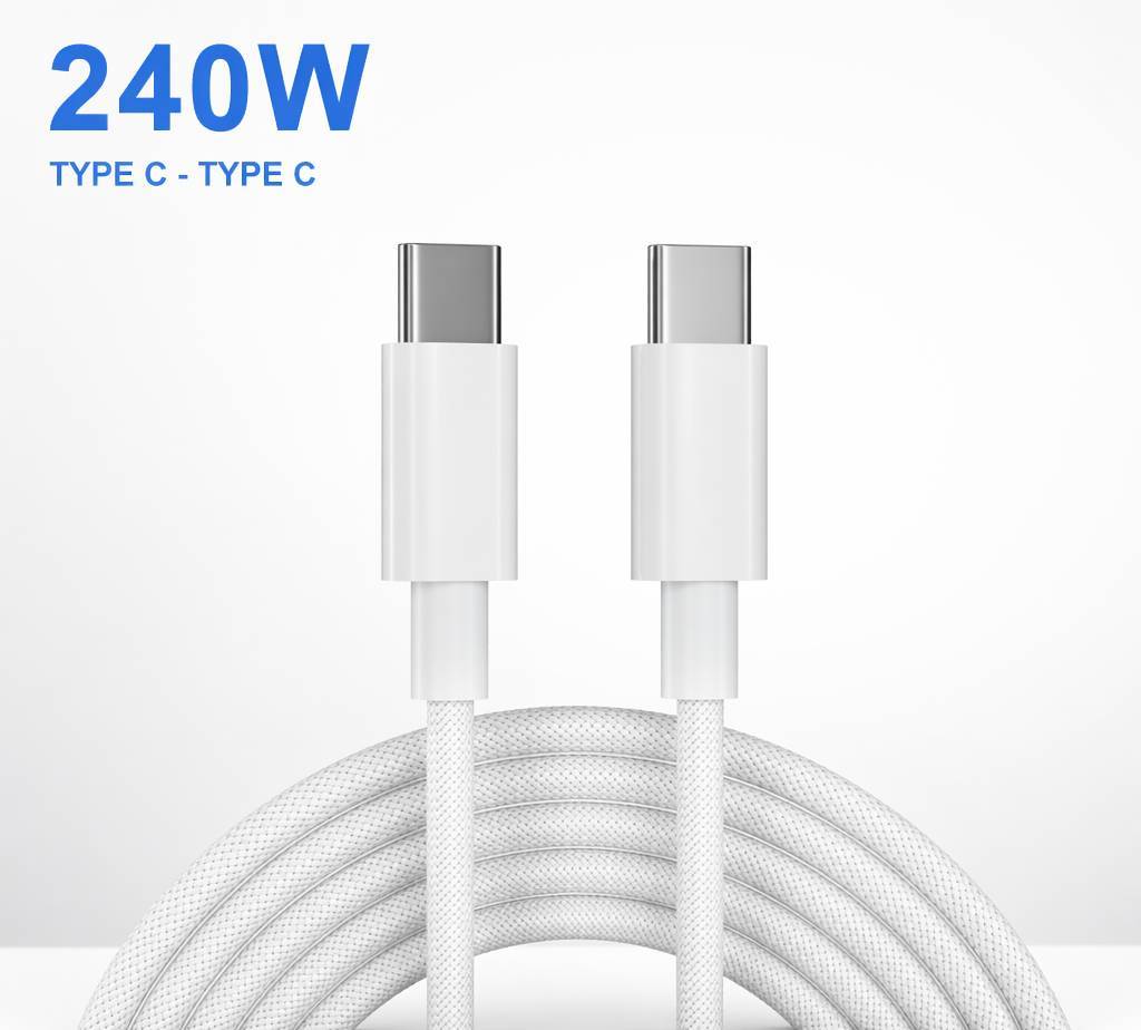 🔥 Why This Cable Is a Market Hit 240W PD 3.1 Fast Charging – Fully charges a 16‑inch MacBook Pro in under 2 hours, and delivers turbo speed for smartphones, tablets, and ultrabooks.  Universal Compatibility – Works flawlessly with iPhone 15/16/17 series,