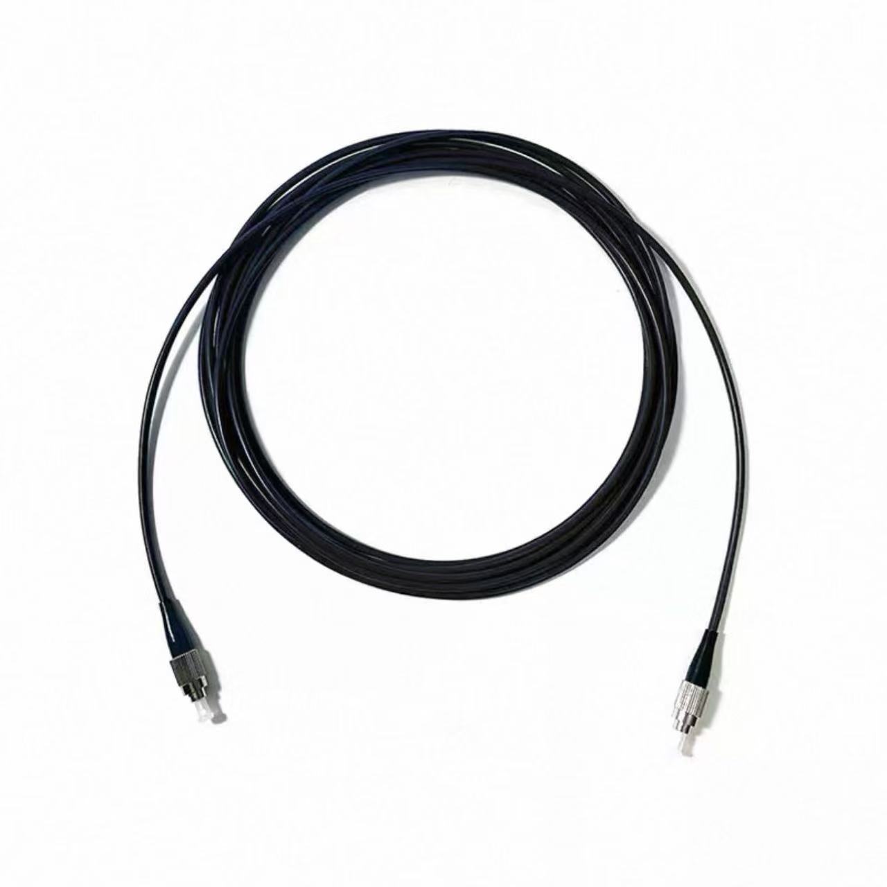 LC/UPC to FC/UPC Simplex Single Mode Fiber Optic Patch Cable – Black LSZH/Outdoor Jacket, 9/125μm OS2, Custom Length for FTTA & Telecom stabiles Getriebe LC/SC/FC/ST