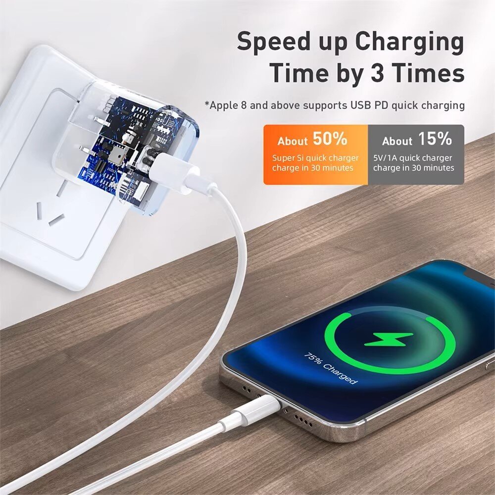 Premium PD USB-C to Lightning Fast Charging Cable (Model: PD-01)