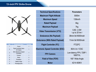13-inch FPV Strike Drone