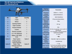 YM-30Z Agricultural Multirotor  UAV (Spraying Drone)