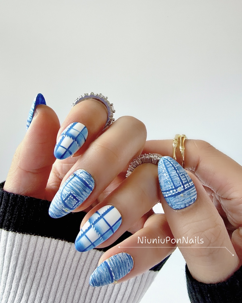 Sea Salt Denim Plaid-35