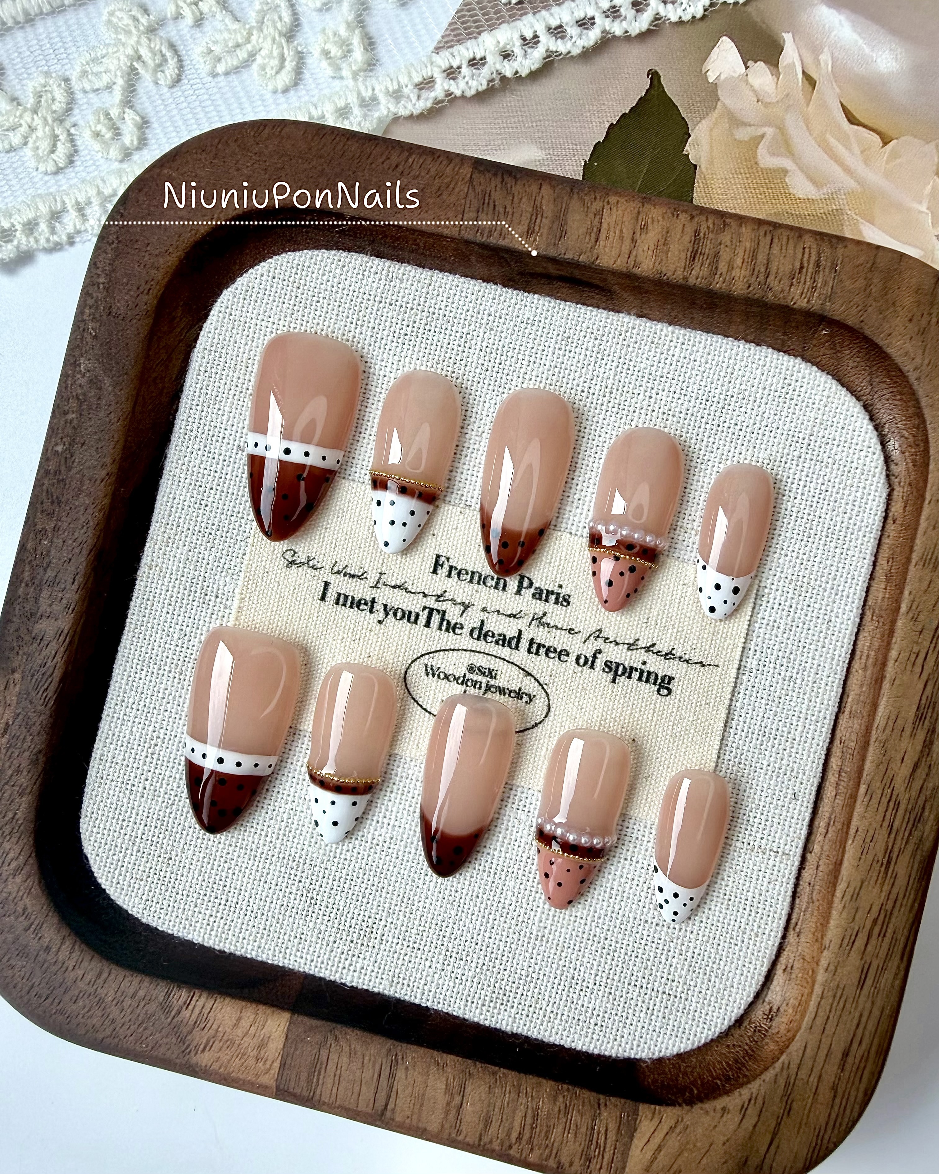 Caramel Milky Polka Dot-56