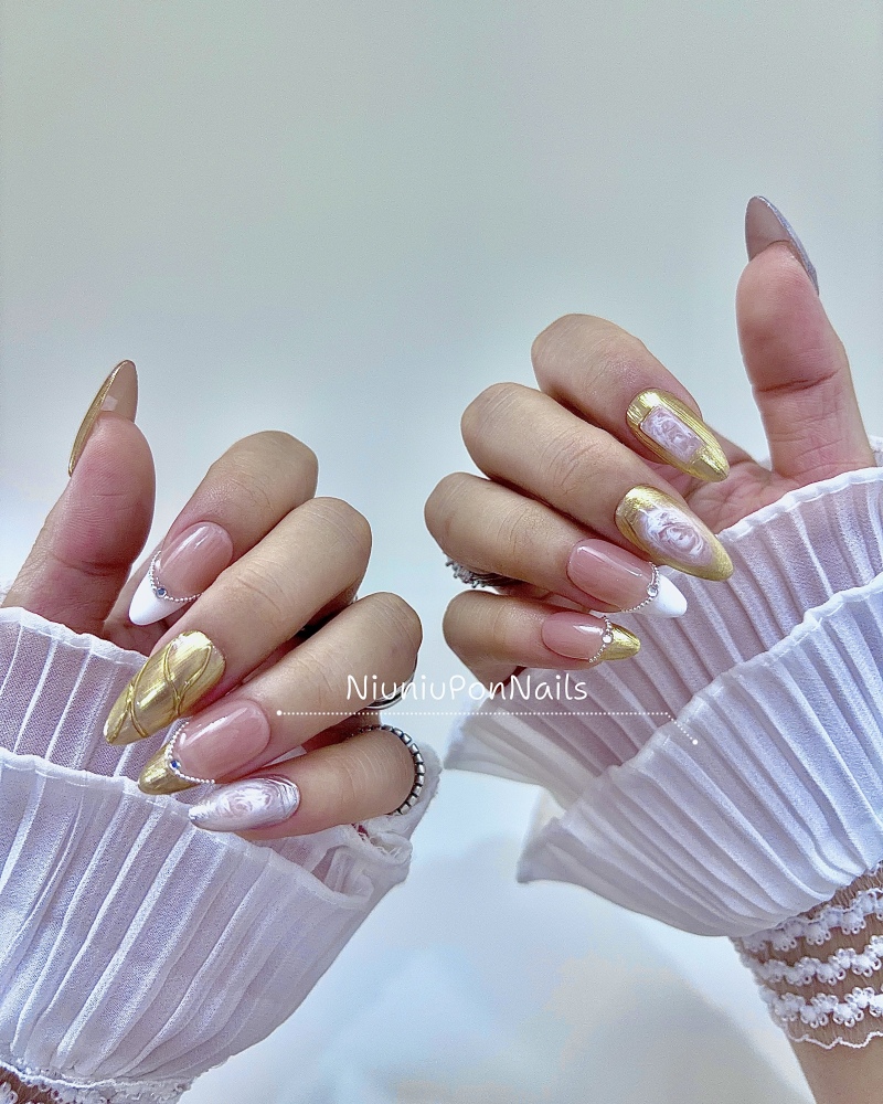 Golden Milky Mist Marble-54