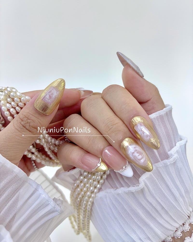 Golden Milky Mist Marble-54