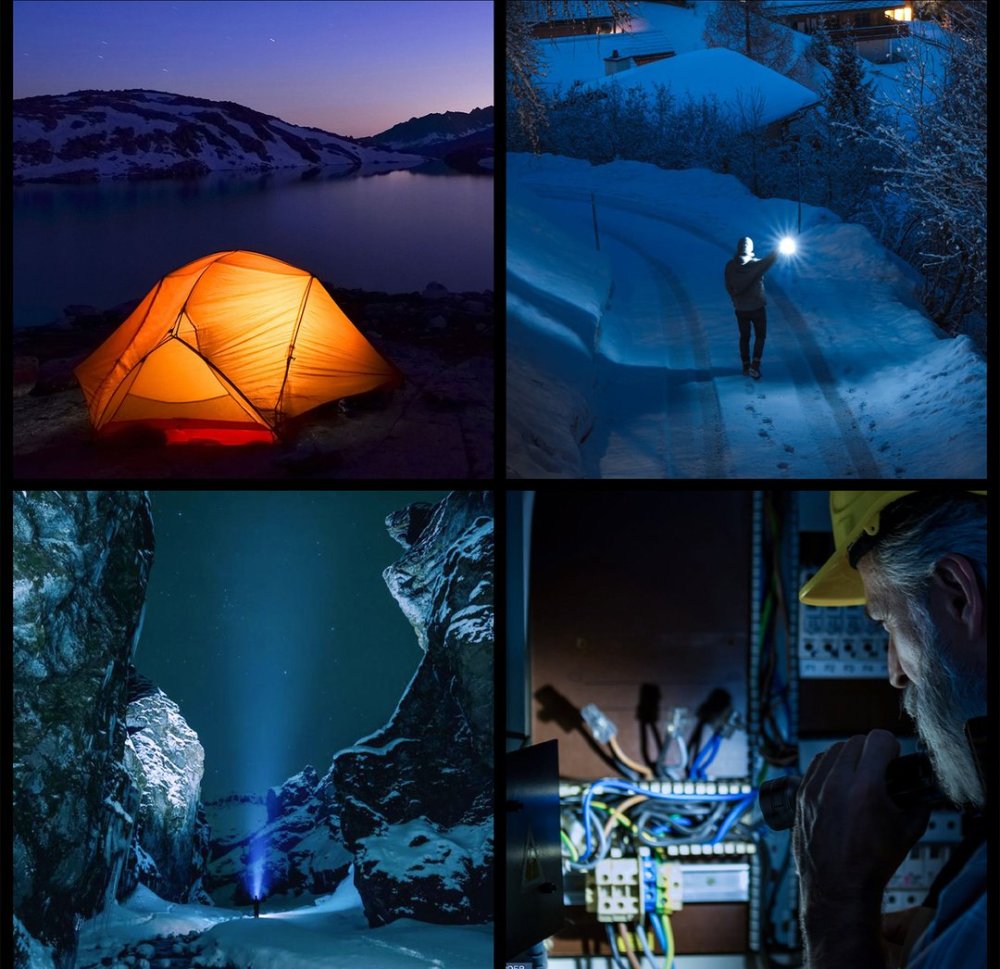 SOFIRN IF22A Latarka taktyczna 2100LM zasięg 683 metry  bateria 21700 wodoodporność IPX8