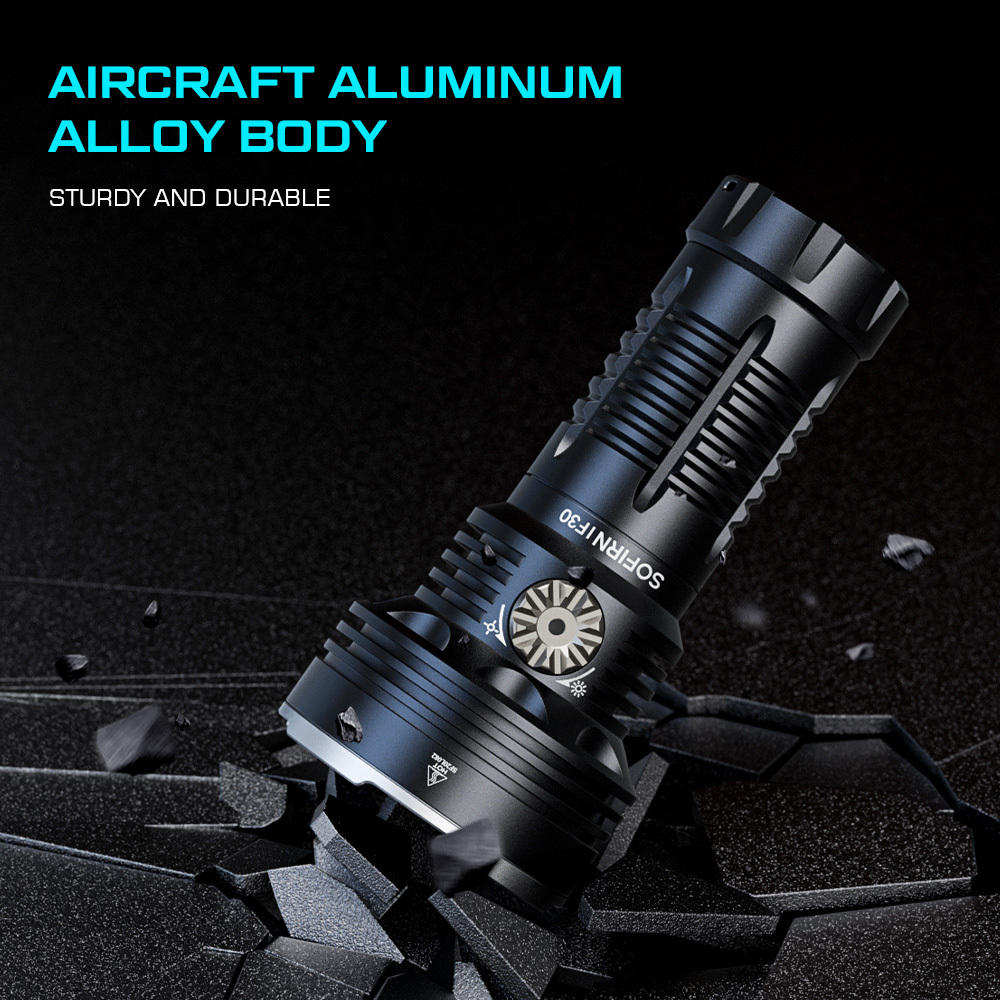 SOFIRN IF30 Latarka EDC o mocy 12000 lumenów, akumulator 32650, wodoodporność IPX8