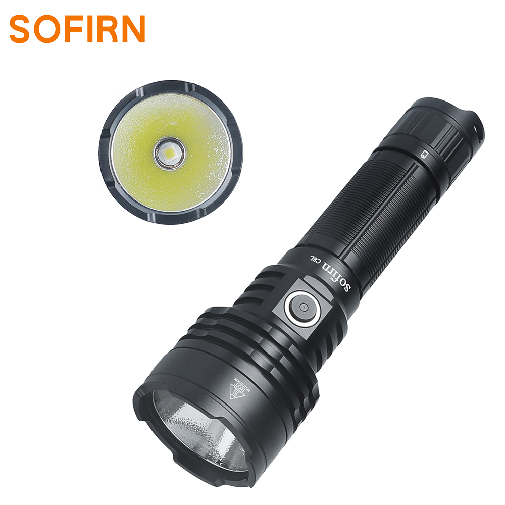 SOFIRN C8L Latarka taktyczna, akumulatorowa, 3100 lm, IPX8, 631 m