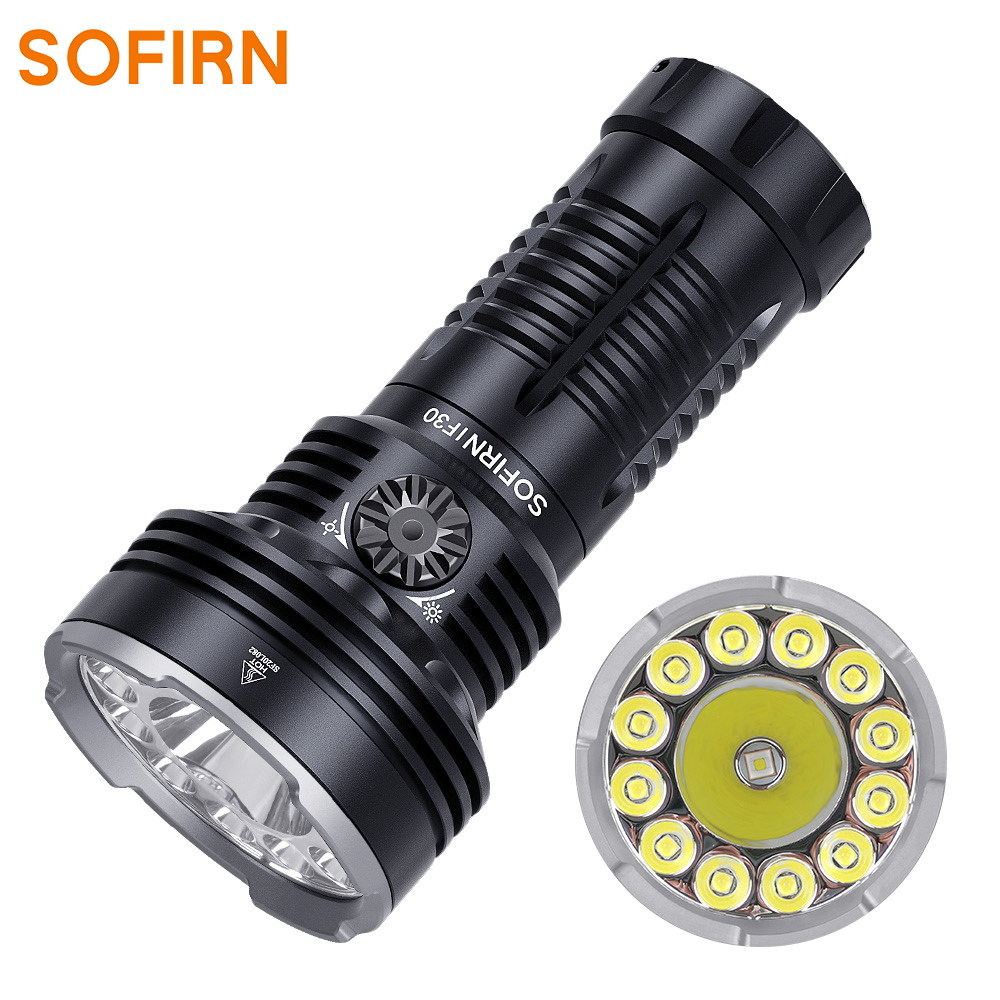SOFIRN IF30 Latarka EDC, 12000 lm,  685 m,bateria 32650, IPX8