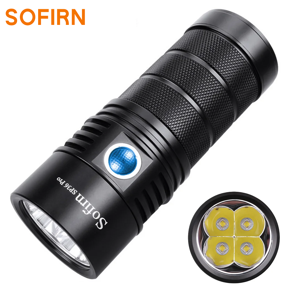 SOFIRN SP36 PRO Latarka akumulatorowa o wysokiej jasności 8000 lm, IPX8, Anduril