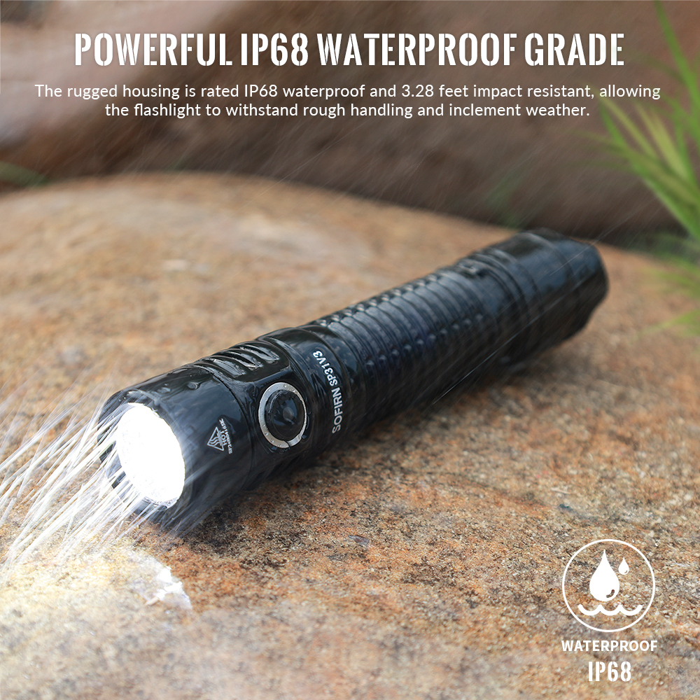 Sofirn SP31V3.0 Latarka taktyczna 2000LM, 269M, IP68