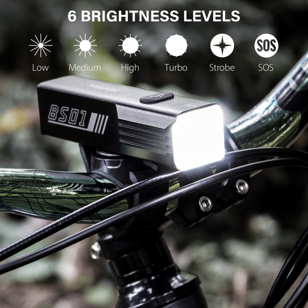 SOFIRN BS01 2000LM,227M，IP65，Ładowalny, z zasysaniem magnetycznym