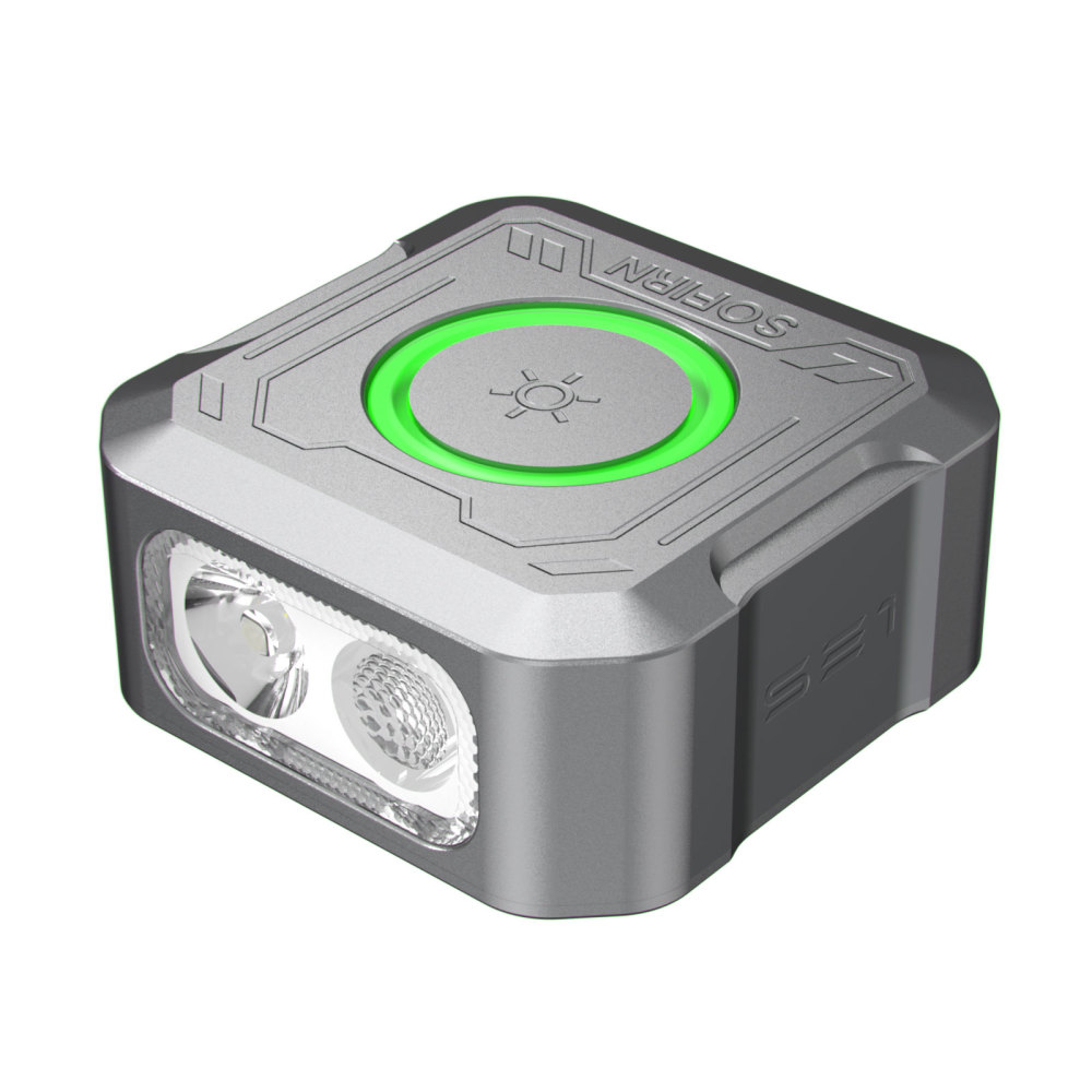 Sofirn SE1 – Miniaturowa latarka EDC na kluczyki | 300lm | 3 źródła światła (białe + UV 395nm + RGB) | IPX5 | USB-C