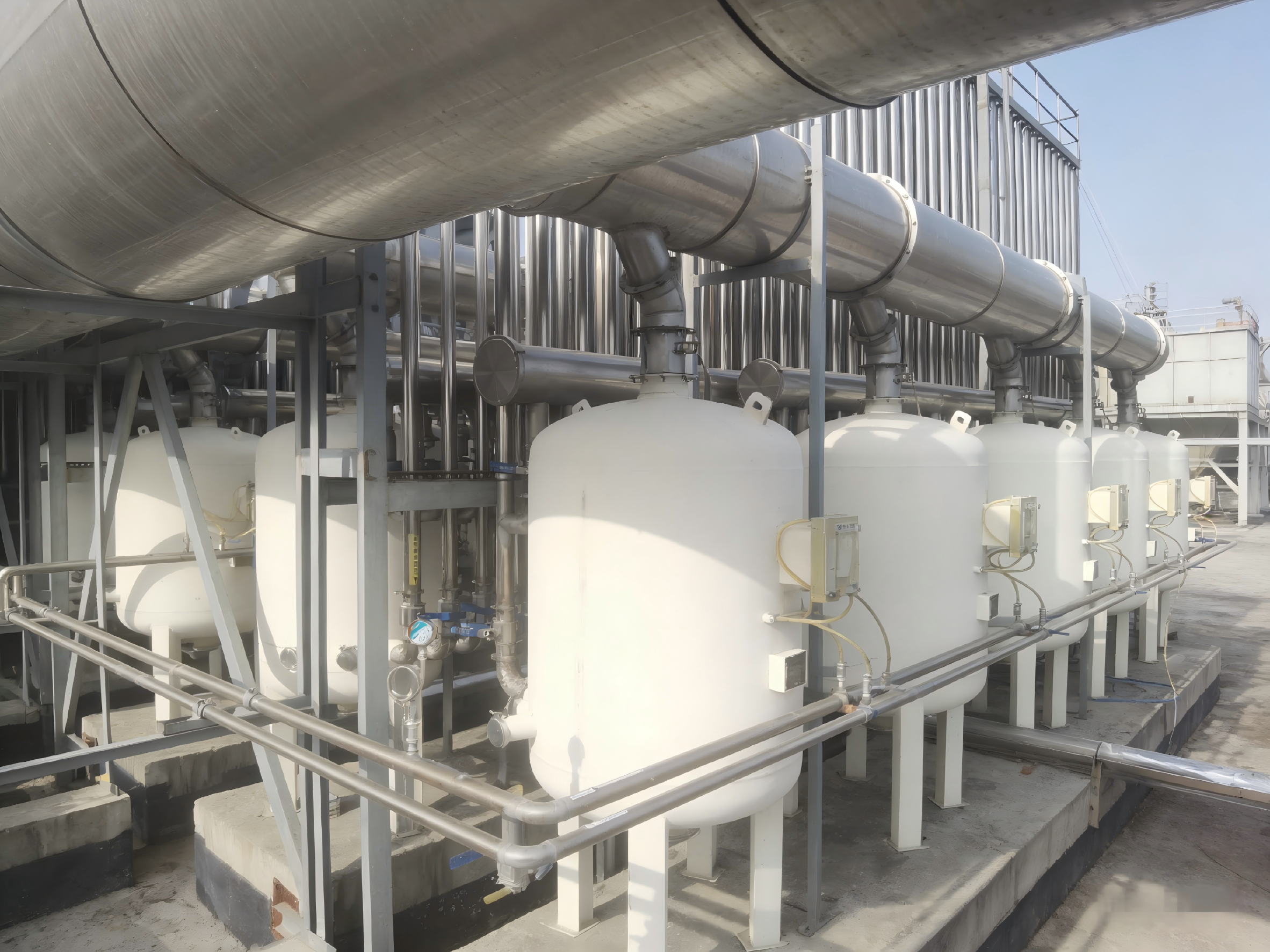 Sistema de tratamento de gases de escape de silano,Sistema de manuseio de gás silano