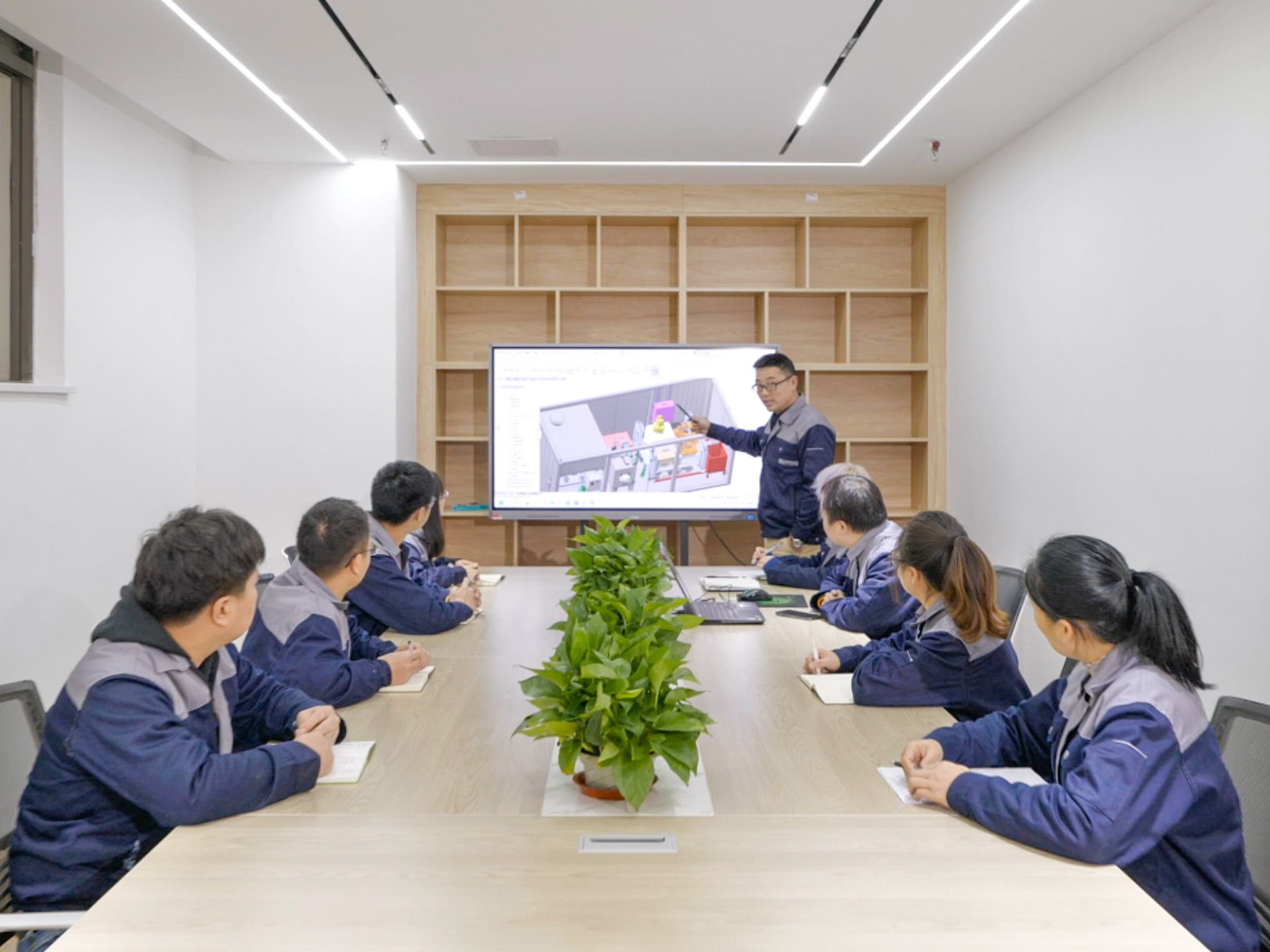 为加智能装备员工技术研讨会