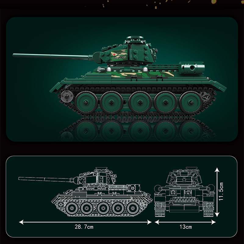 T-34 Medium Tank Building Set
