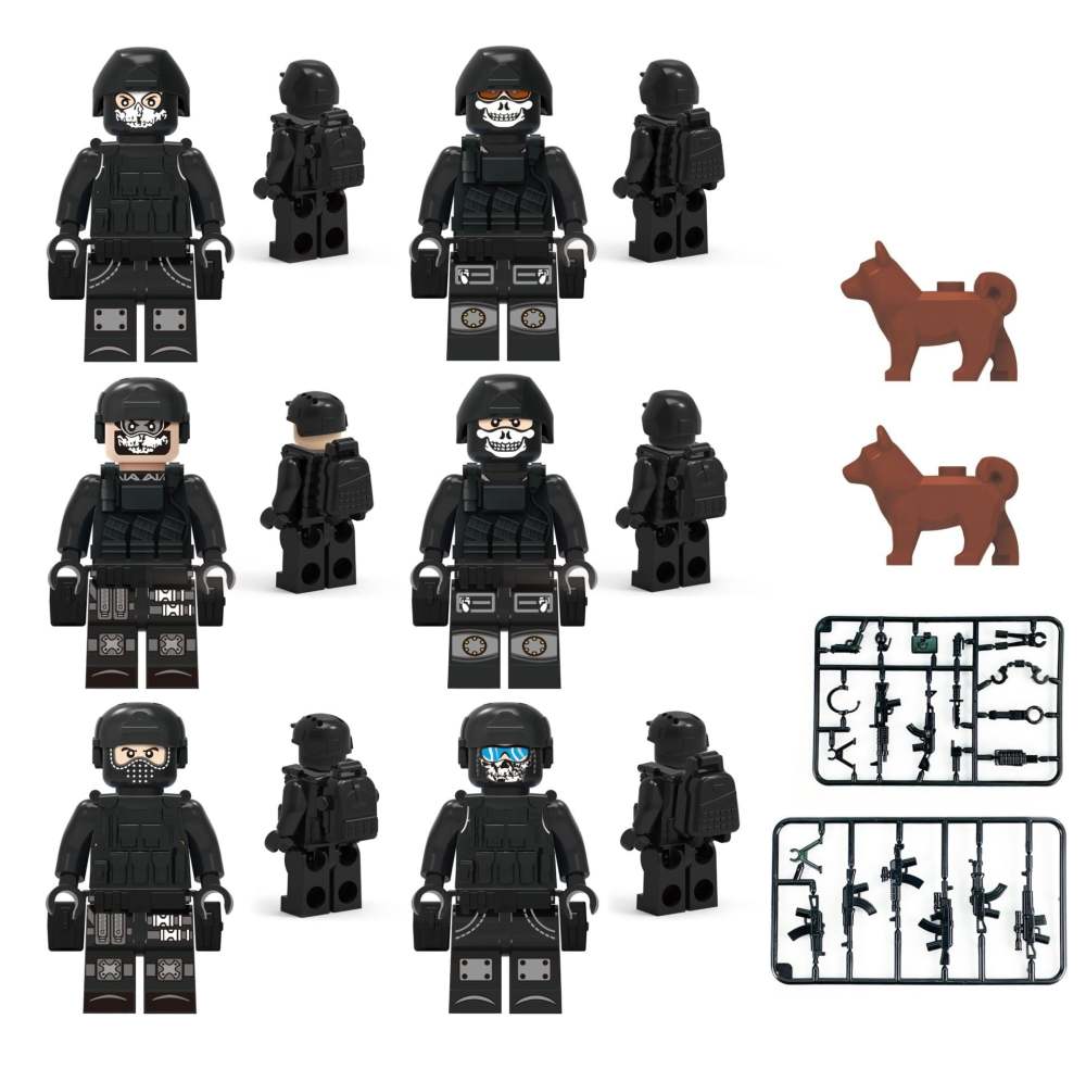 Ghost Special Team Special Forces Minifigure Bundle Set