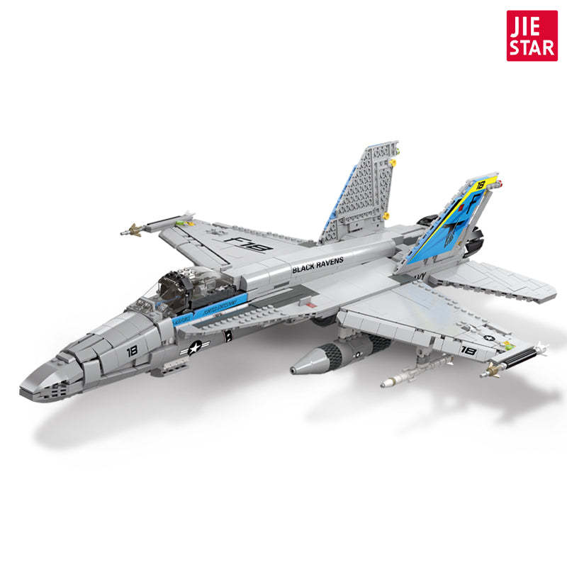 F/A-18 Hornet Supersonic Fighter Jet Building Set