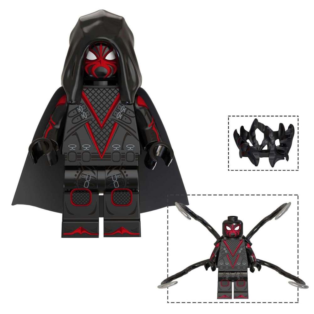 Shadow-Spider Suit Custom Marvel Superhero Minifigure