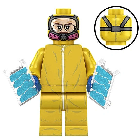 Walter White Hazmat Suit Custom Breaking Bad TV Series Minifigure